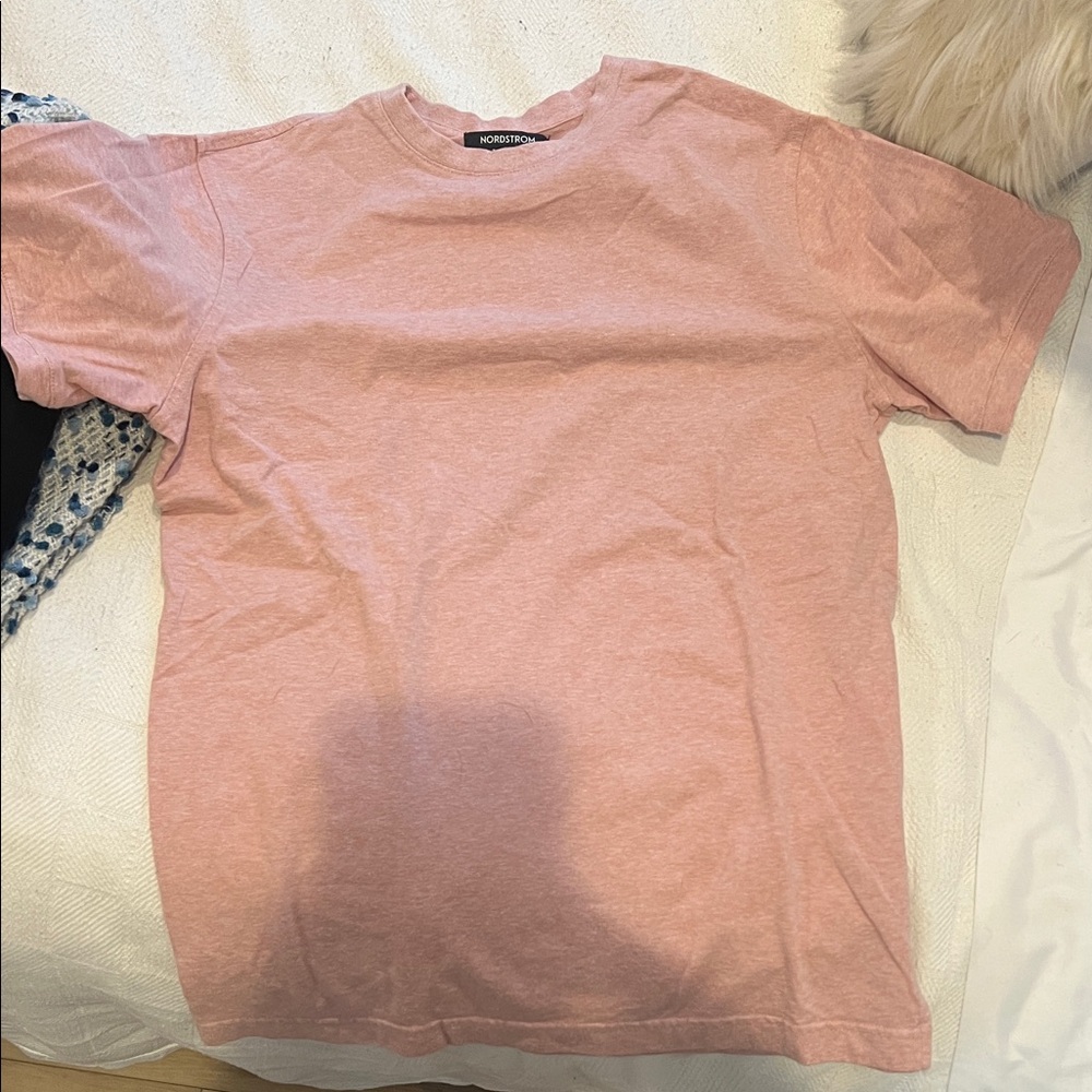 Nordstrom Men's Soft Pink Short Sleeve Tee